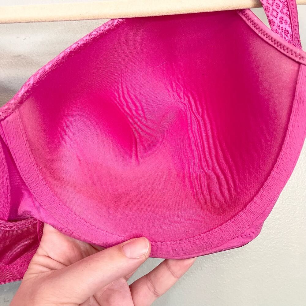 Playtex Women's Pink Stretch Intimates Padded Full Coverage Bra Size 42C - Picture 8 of 9